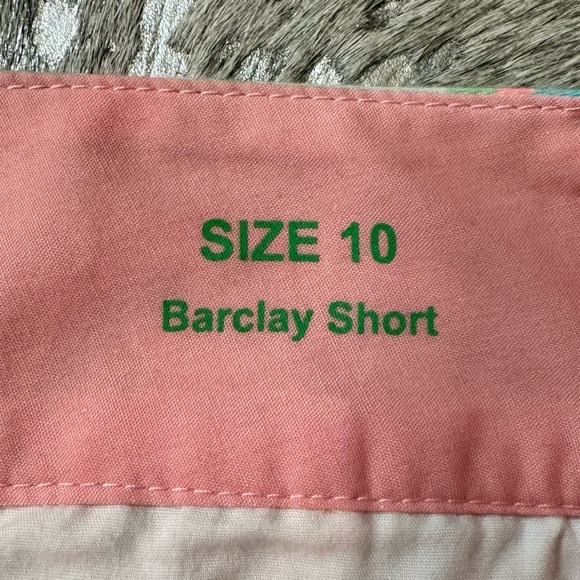 Barclay cotton cuffed short in Sand Bar Blue Make a Splash- size 10 - Picture 3 of 4